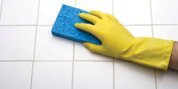 cleaning tile