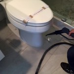 Deep clean toilet areas